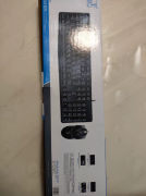 经济实惠家用/办公用品，全新追光豹Q9有线键鼠套装 85新